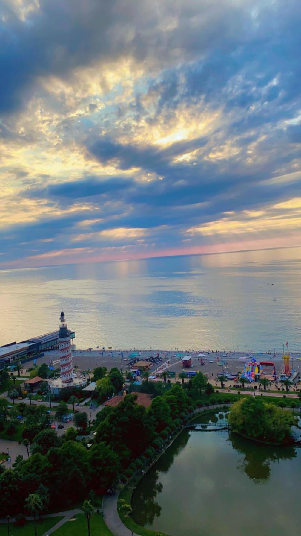 Апартаменты С Видом На Море Twin Towers Batumi, Orbi City Extérieur photo